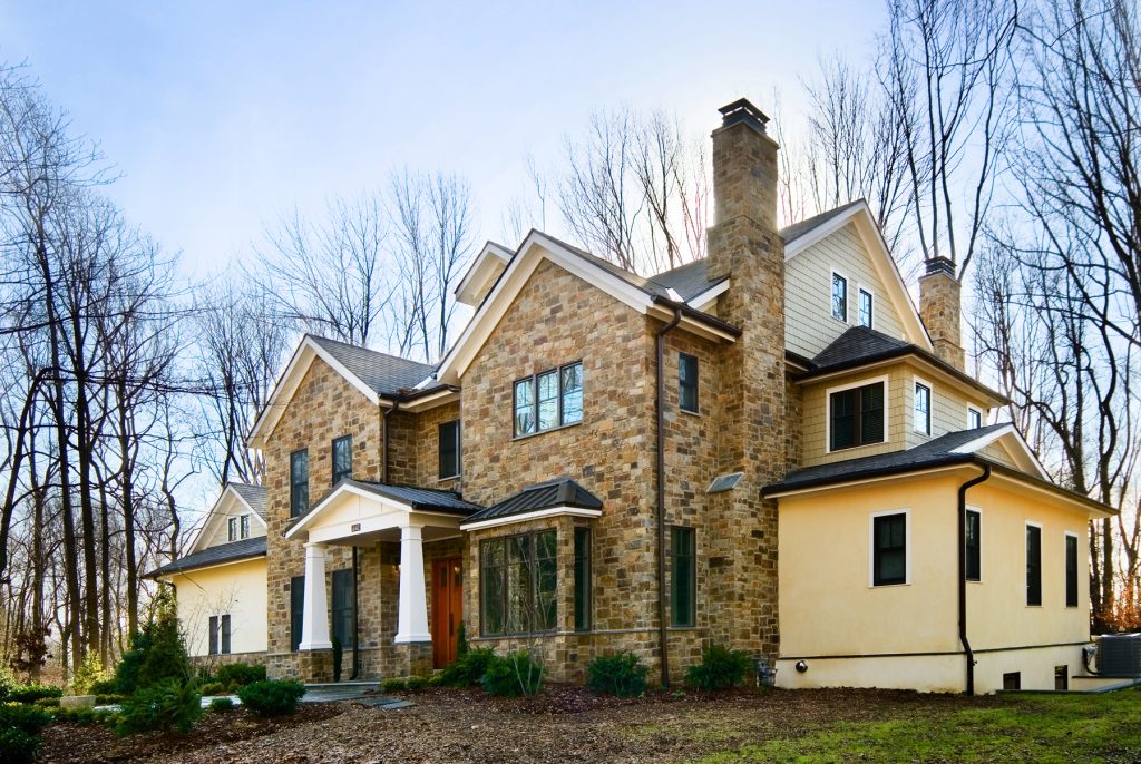 Conshohocken, PA - New Custom Home, Front View