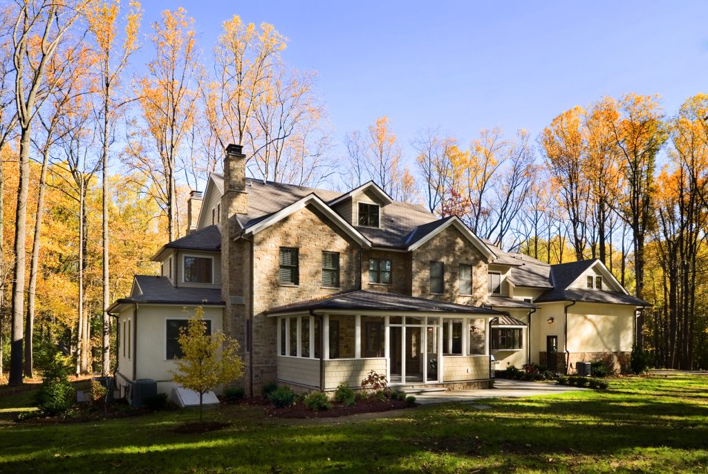 Conshohocken, PA - New Custom Home, Rear View